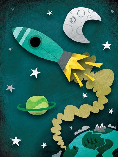 Зробити паперову ракету своїми руками