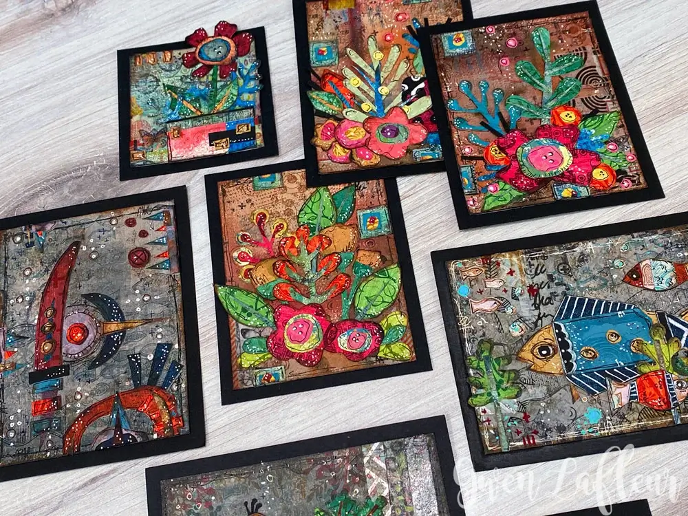 Коллаж из бумаги формата А4