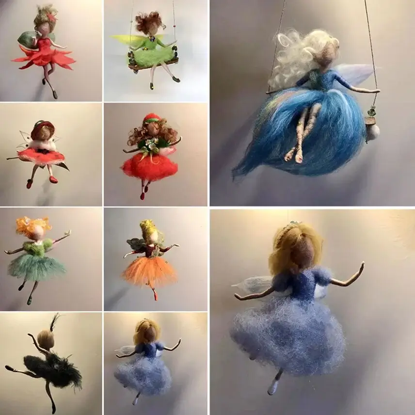 Handmade woolen dolls