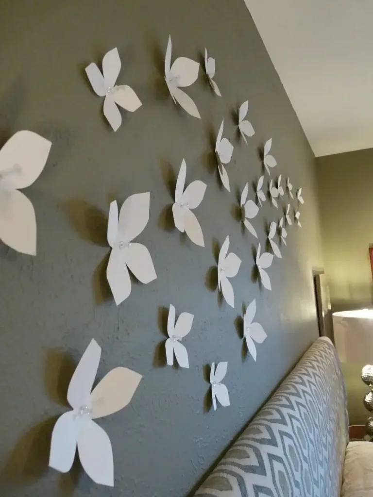 Interior decor with paper wall panels