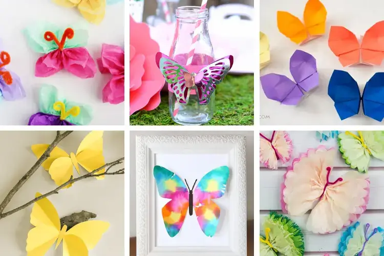 Paper butterflies for the whole family