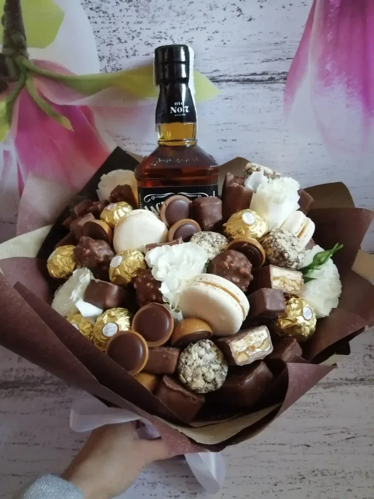 Дорослий букет з цукерками
