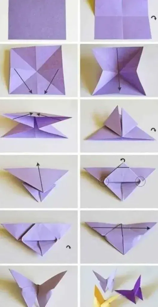 How to make an origami butterfly