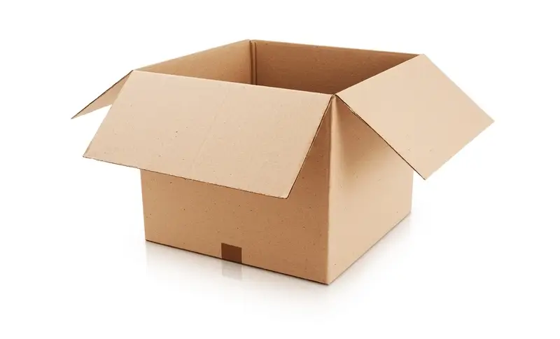 Box from cardboard
