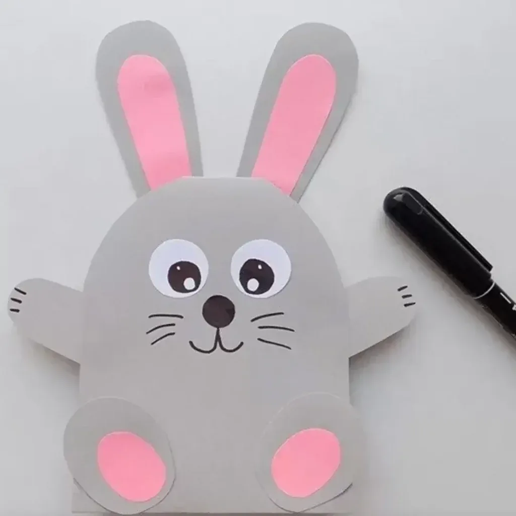 Bunny from paper