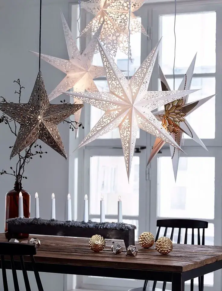 Large decorative paper star