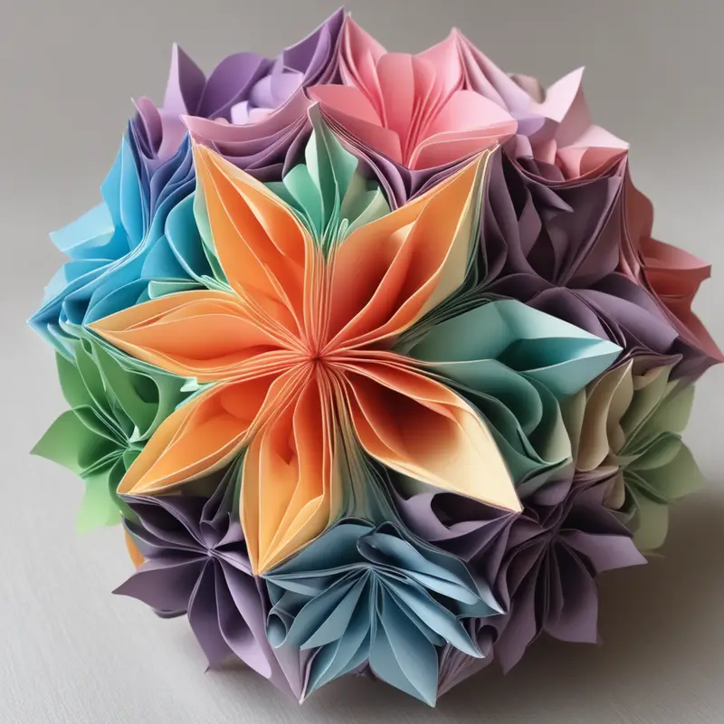 Big kusudama ball