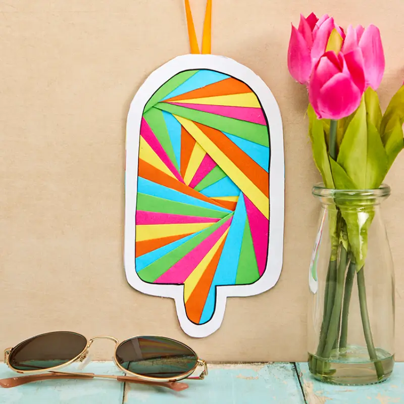 Ice cream Iris Folding