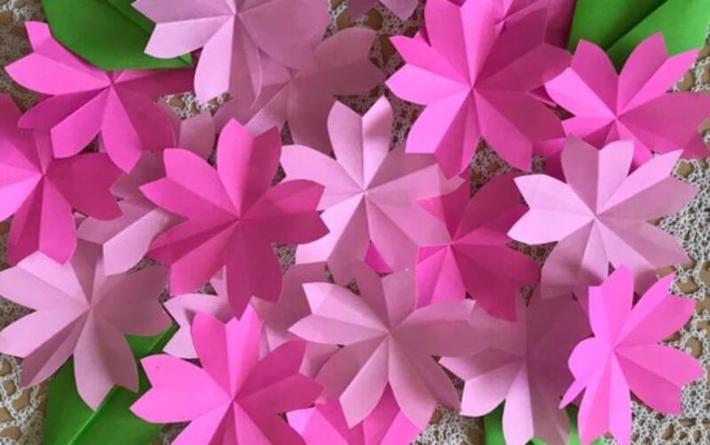 Paper flowers