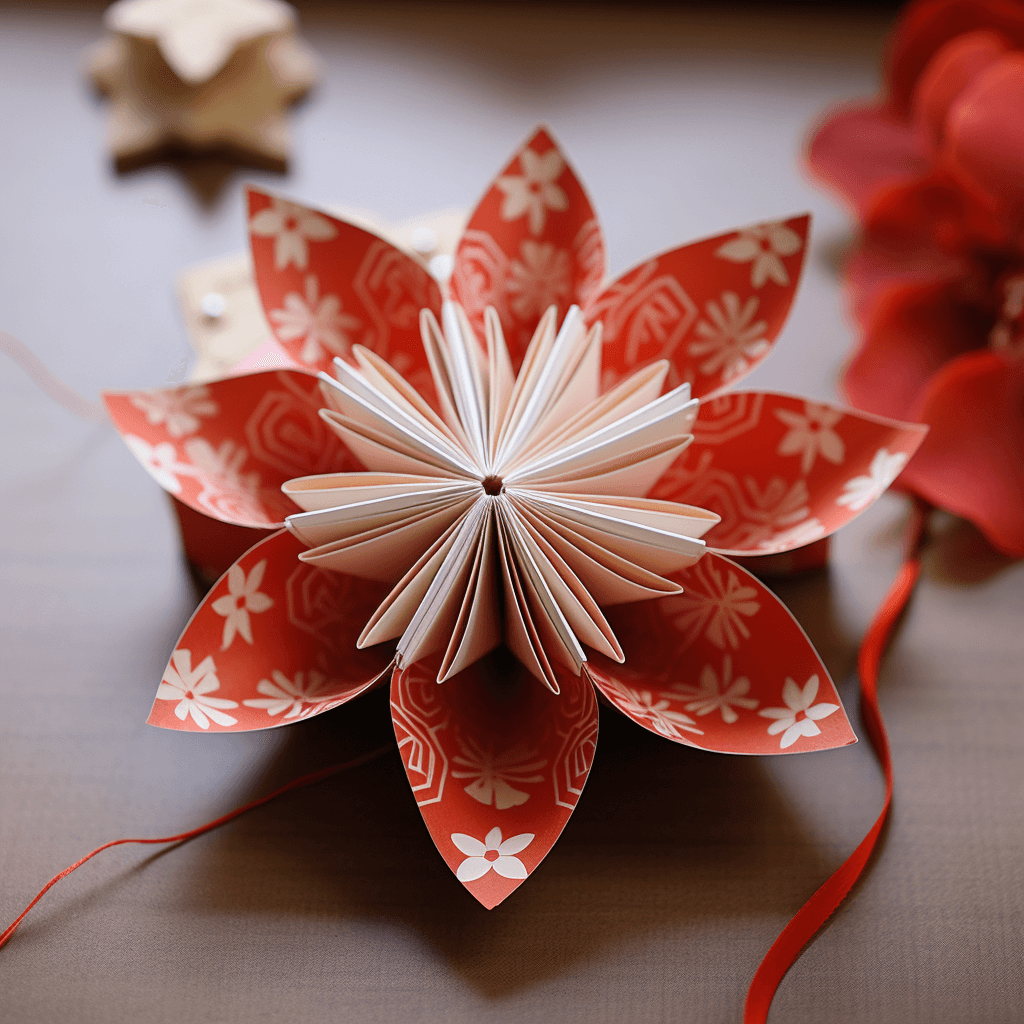 Оригами цветок из бумаги